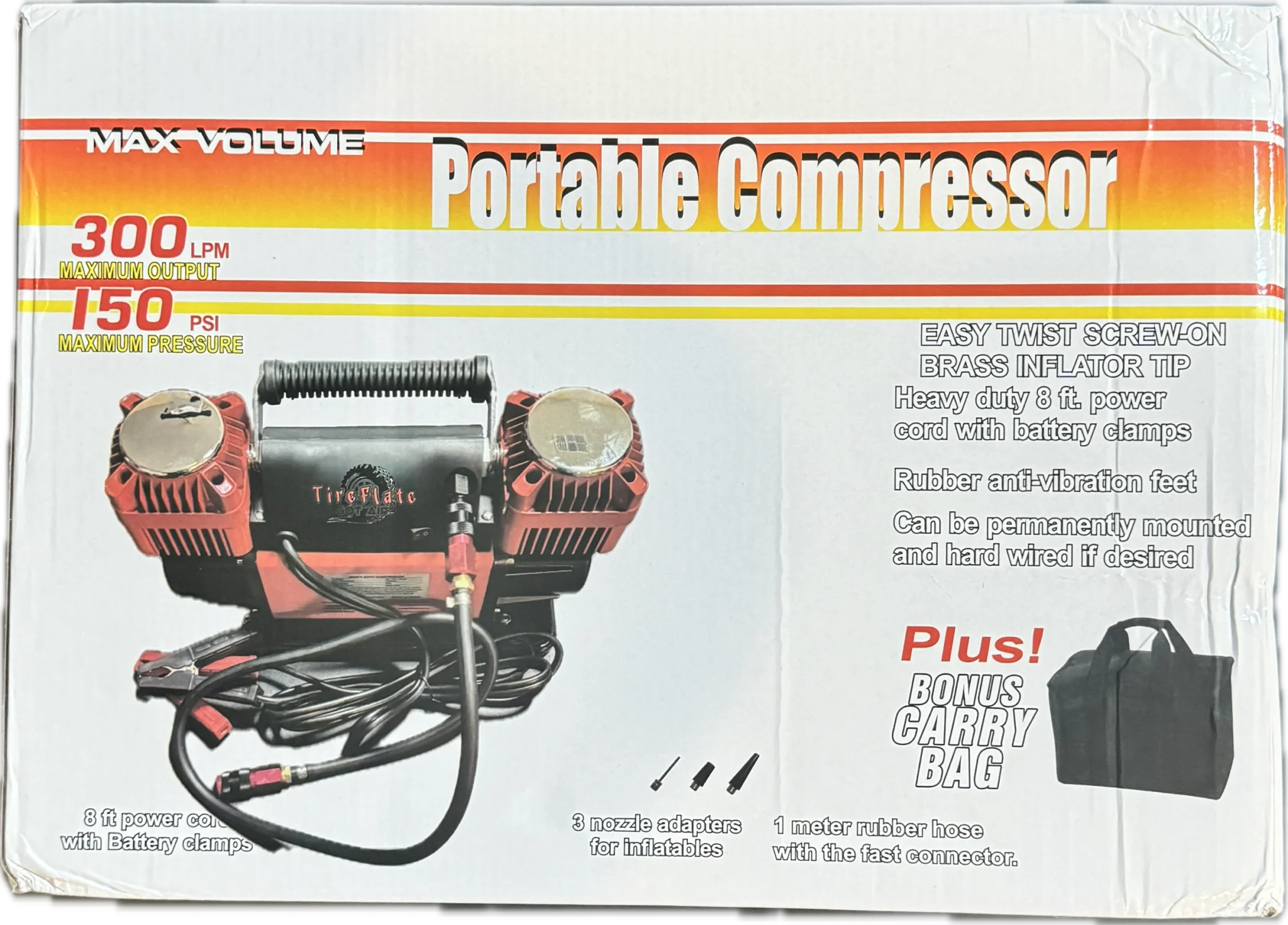 $350-$385 Digital Combo Pac 300LPM 12V Twin Cylinder Heavy Duty Offroad, Overland Air Compressor - Image 9
