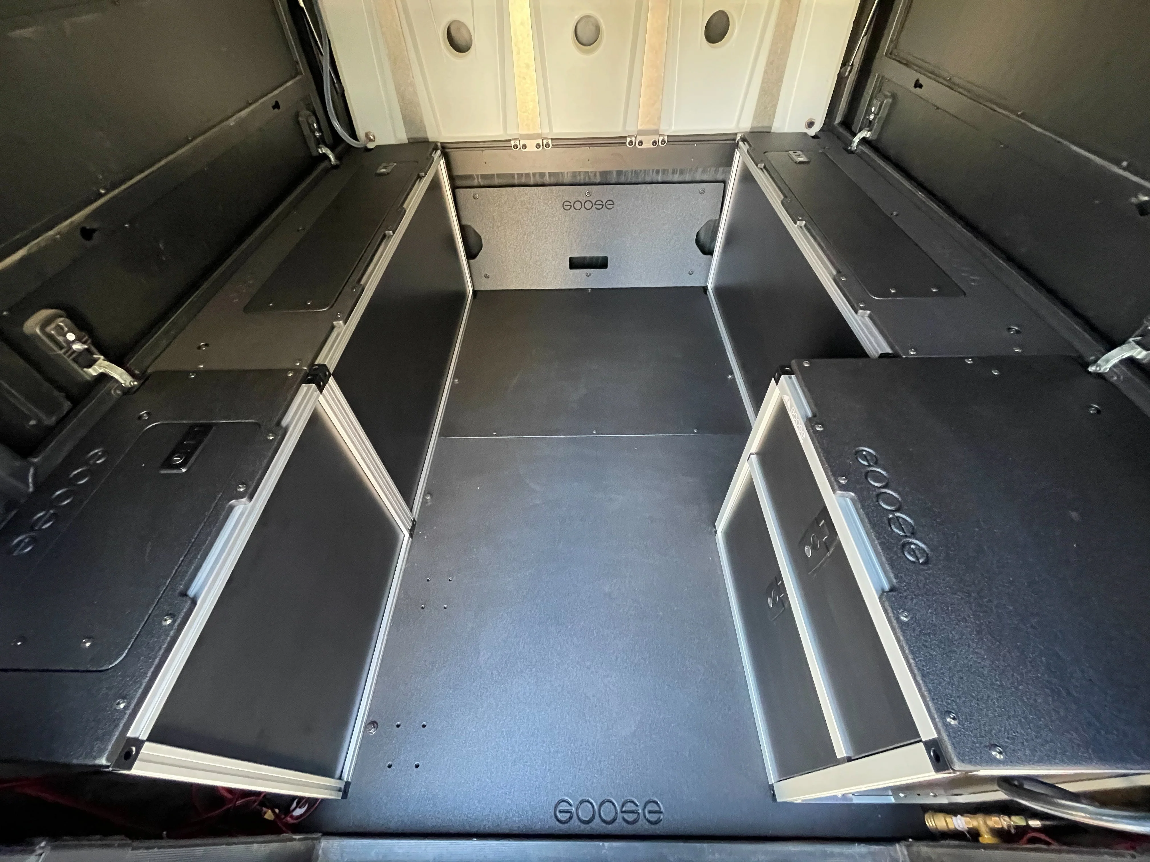Alu-Cab Canopy Camper V2 - Toyota Tacoma 2005-Present 2nd & 3rd Gen. - Front Utility Module - 6' Bed - Image 2
