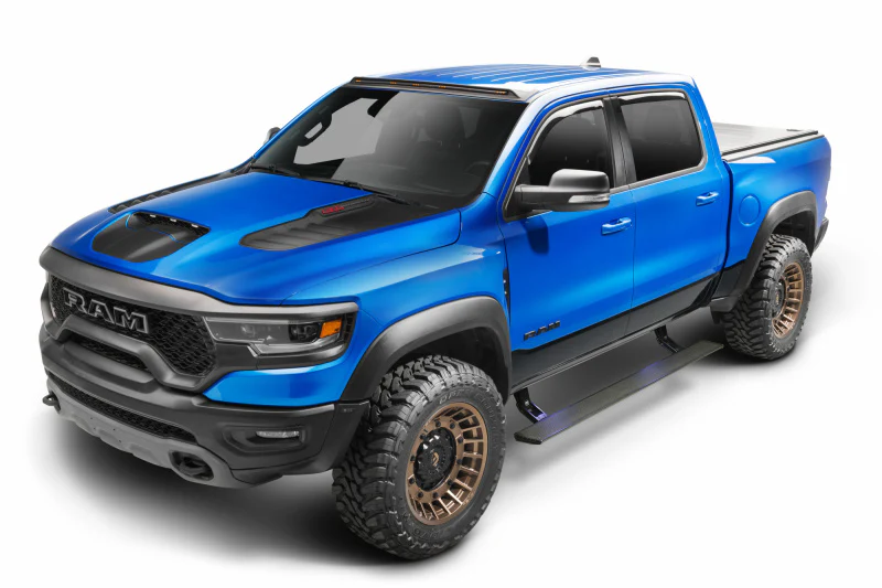 AMP Research 19-22 Ram 1500 Crew Cab PowerStep Xtreme - Black (Incl OEM Style Illumination) - Image 2