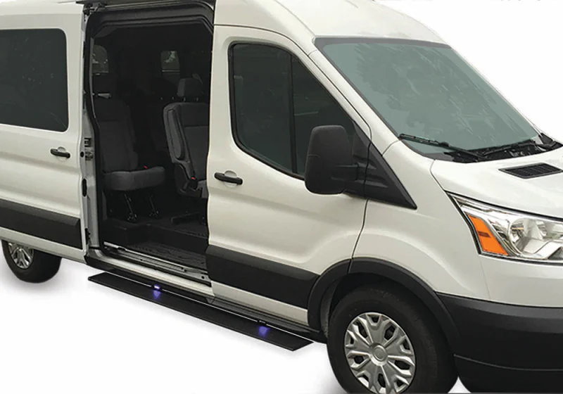 AMP Research 2007-2018 Mercedes-Benz 2-Sided Sprinter PowerStep Plug N Play - Black - Image 2