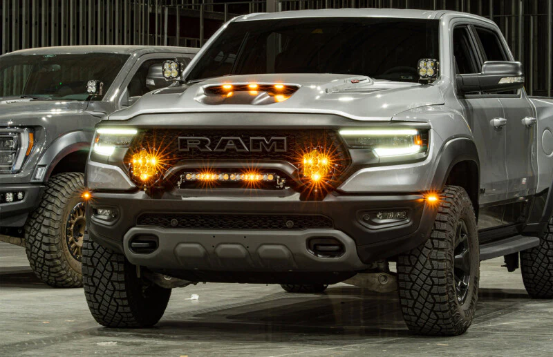 Baja Designs 2021+ Dodge Ram TRX 20in OnX6/S8 Grill Mount Kit - Image 3