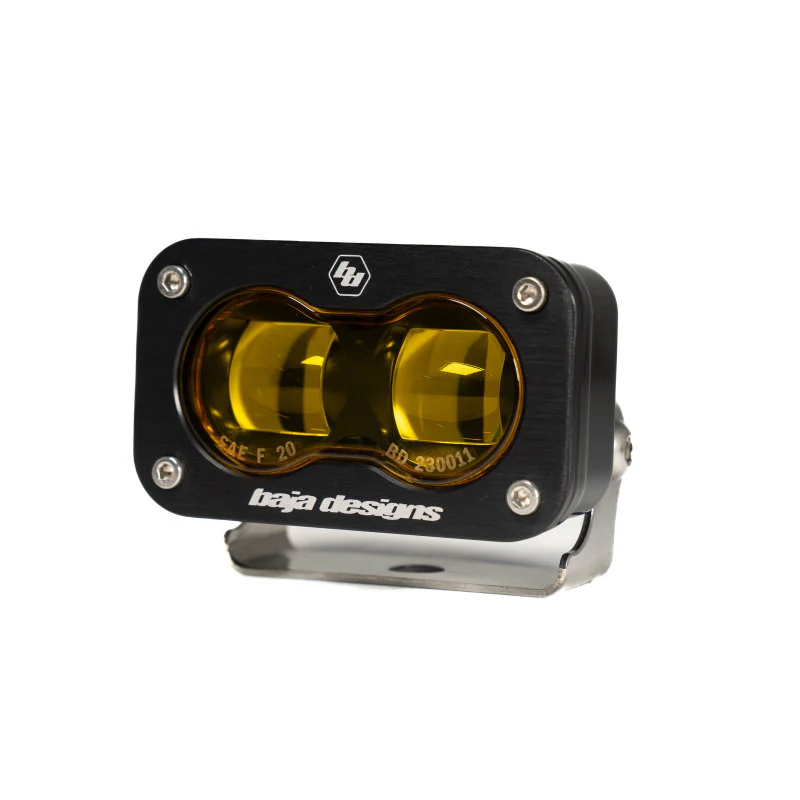 Baja Designs 21-22 Ford F-150 Raptor S2 SAE Dual Fog Pocket Light Kit - Amber - Image 3