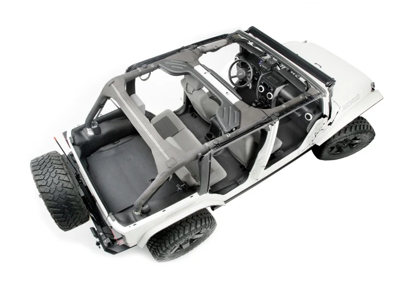 BedRug 07-10 Jeep JK Unlimited 4Dr Rear 5pc BedTred Cargo Kit (Incl Tailgate & Tub Liner) - Image 7