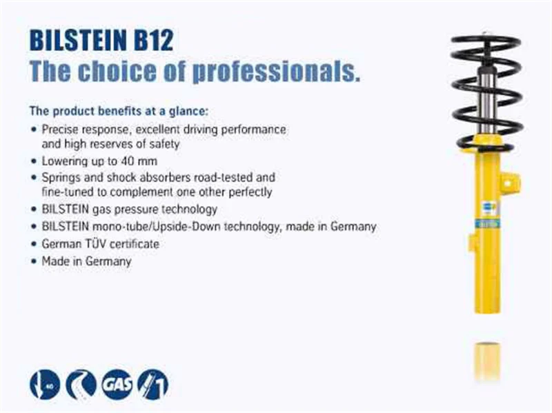 Bilstein B12 (Pro-Kit) Volvo V60 T5-T6 D3-D5 Front and Rear Suspension Kit - Image 3
