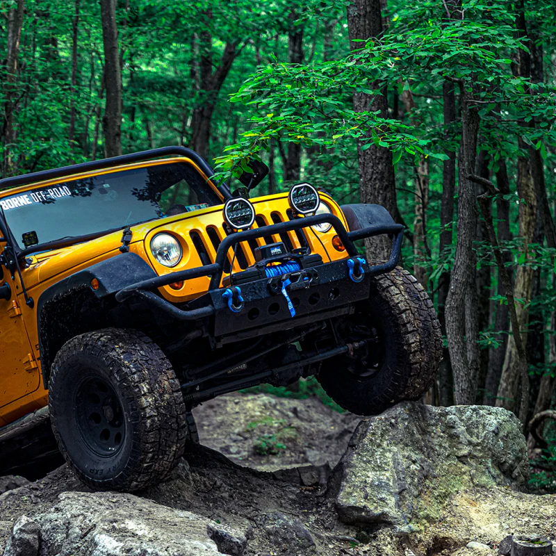 Borne Off-Road 10K Winch - Black Synthetic Rope - Image 14