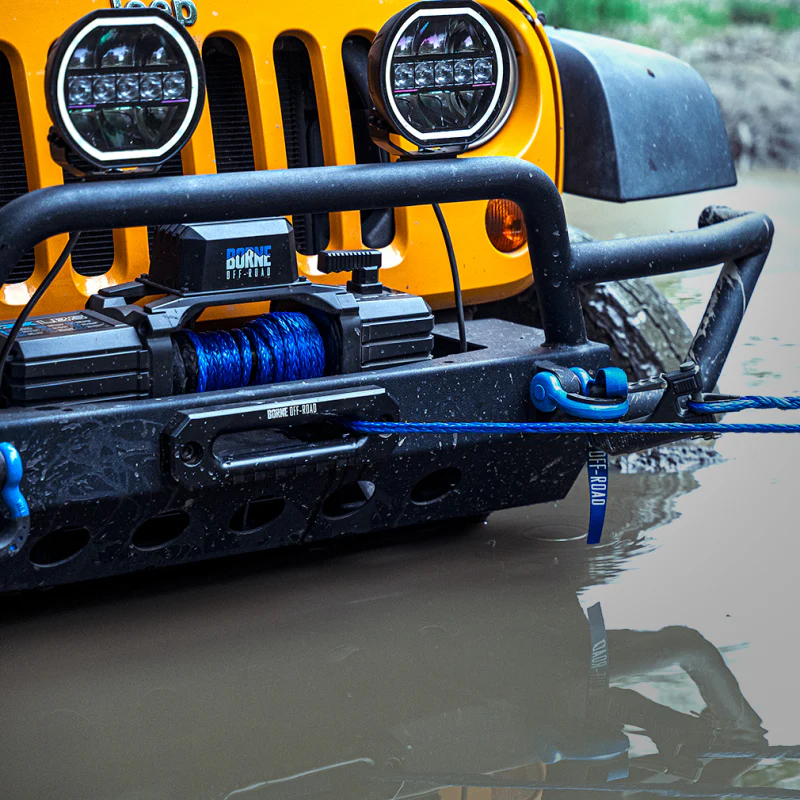 Borne Off-Road 10K Winch - Grey Synthetic Rope - Image 10
