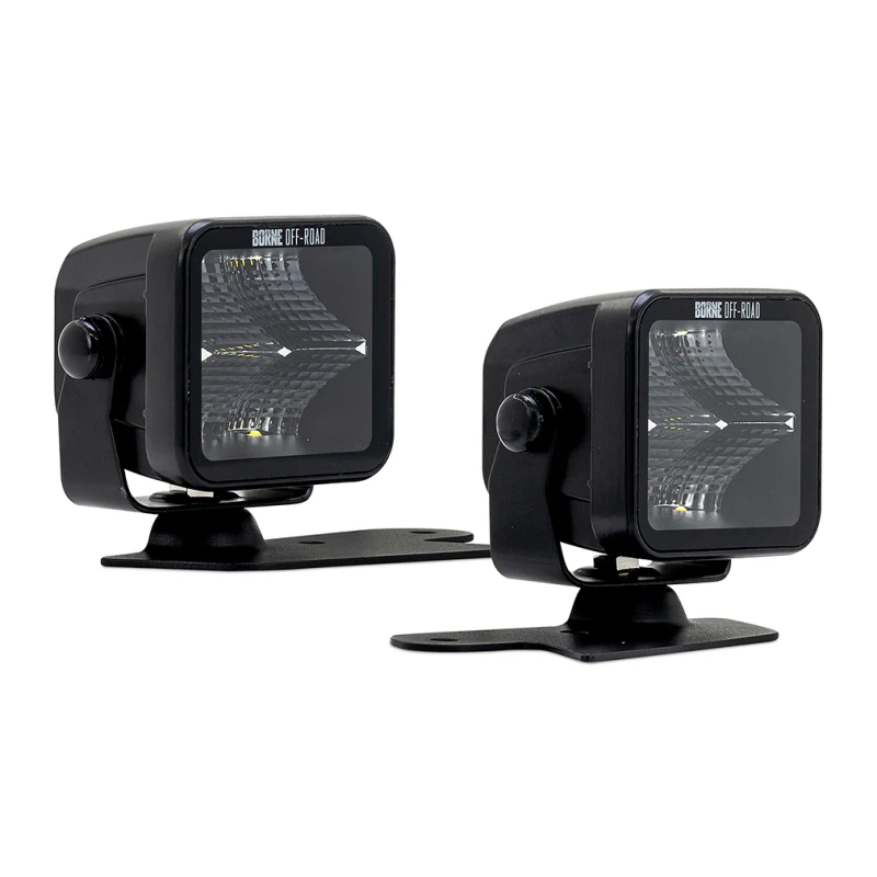 Borne Off-Road 21+ Bronco Light Pods 2pc Ditch 3x3 Spot Upfit - Image 5