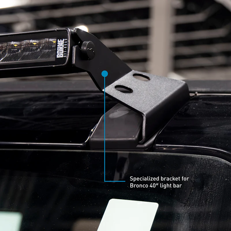 Borne Off-Road 21+ Direct Fit Bronco Light Bar 40in - Image 8