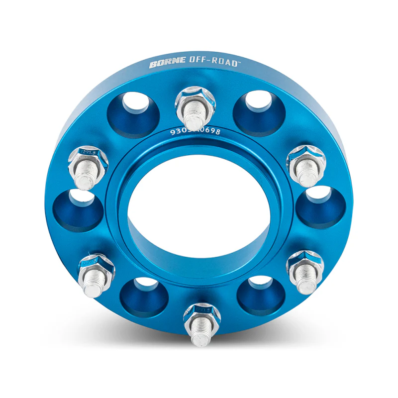 Borne Off-Road Wheel Spacers - 6x139.7 - 93.1 - 25mm - M12 - Blue - Image 4