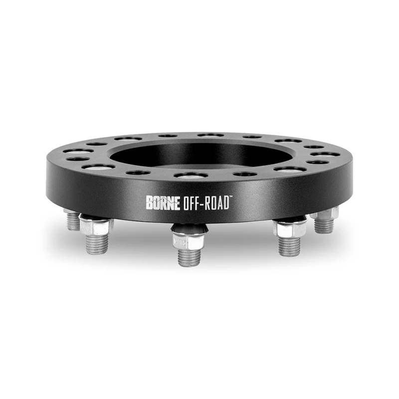 Borne Off-Road Wheel Spacers 8x180 124.1 45 M14 Black - Image 3