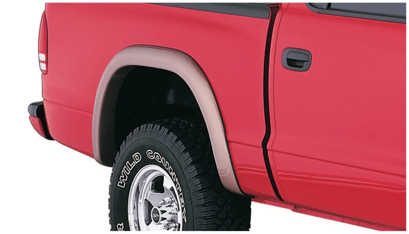 Bushwacker 97-04 Dodge Dakota Fleetside Extend-A-Fender Style Flares 4pc - Black - Image 4