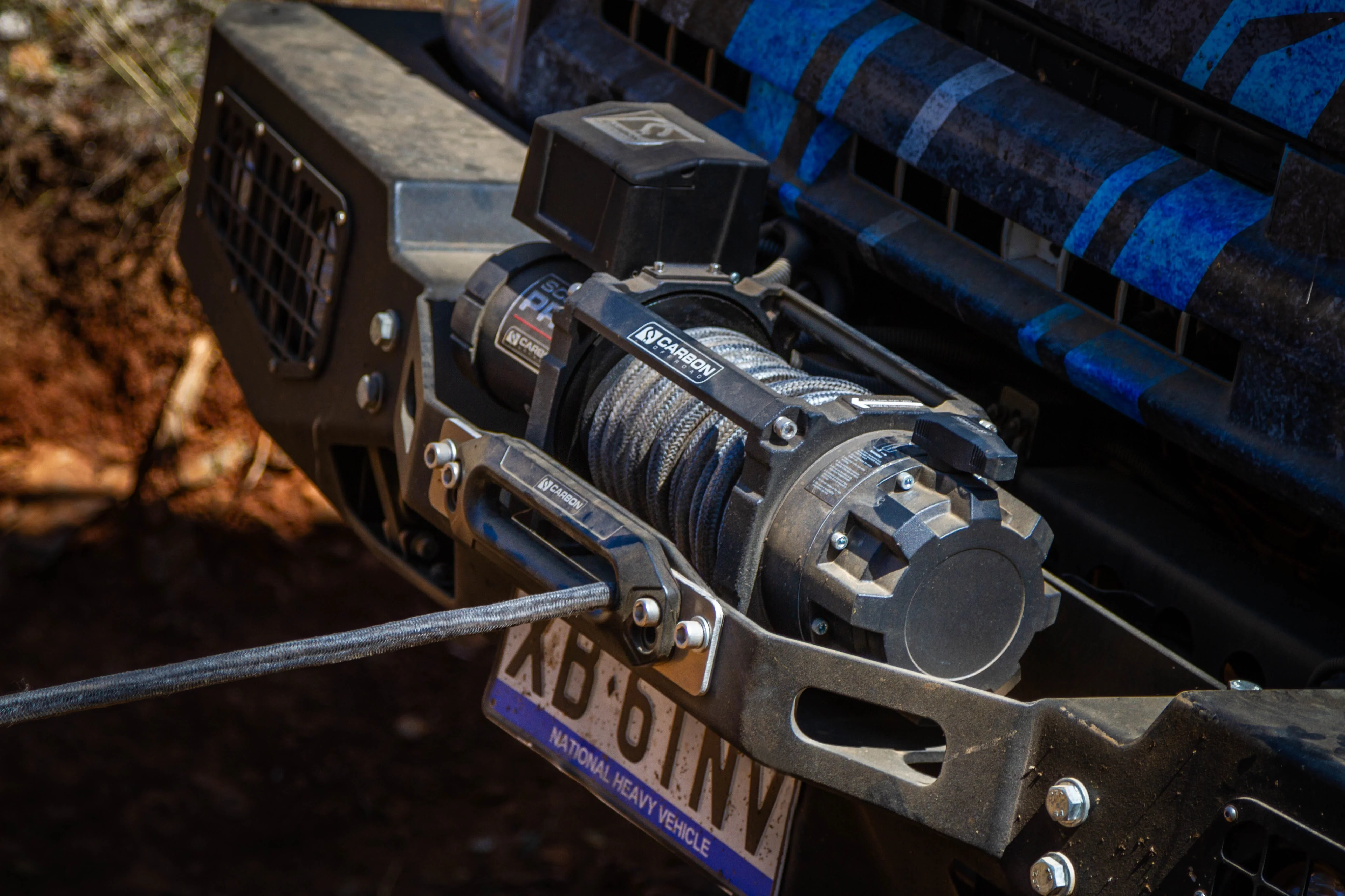 Carbon Offroad Extreme Duty Scout Pro 20000lb Truck Winch 24V Winch Only - Image 3