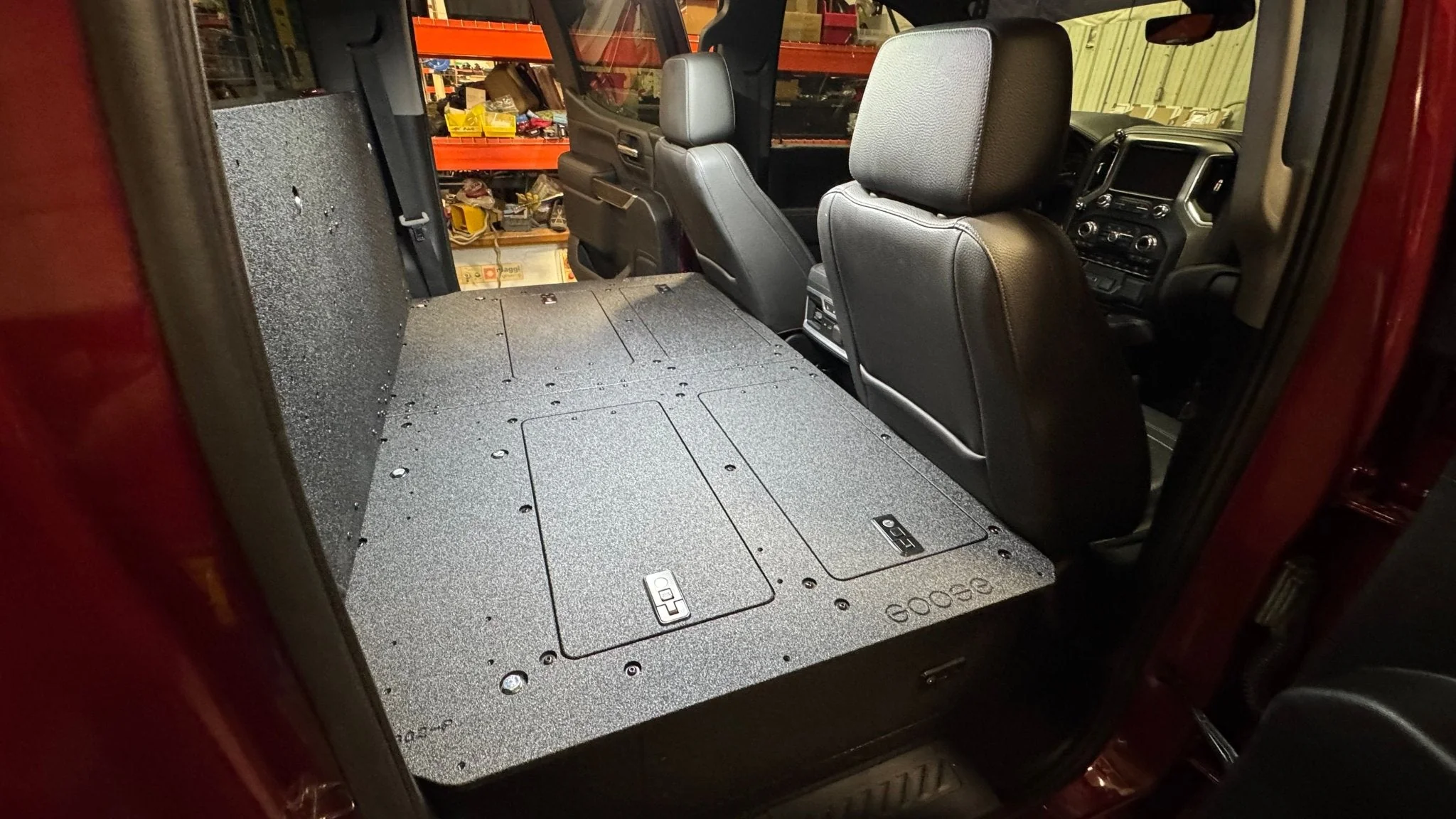 CHEVY - SILVERADO - 4TH GEN - GMC - SIERRA - 2019-PRESENT - 5TH GEN - EXPLORE SERIES - CREW CAB - SEAT DELETE PLATE SYSTEM - SECOND ROW - 100% - Image 8
