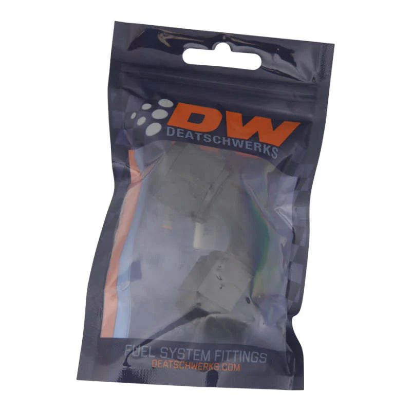 DeatschWerks 10AN Flare Female Swivel 90-Degree to 10AN Flare Female Swivel - Anodized Matte Black - Image 2