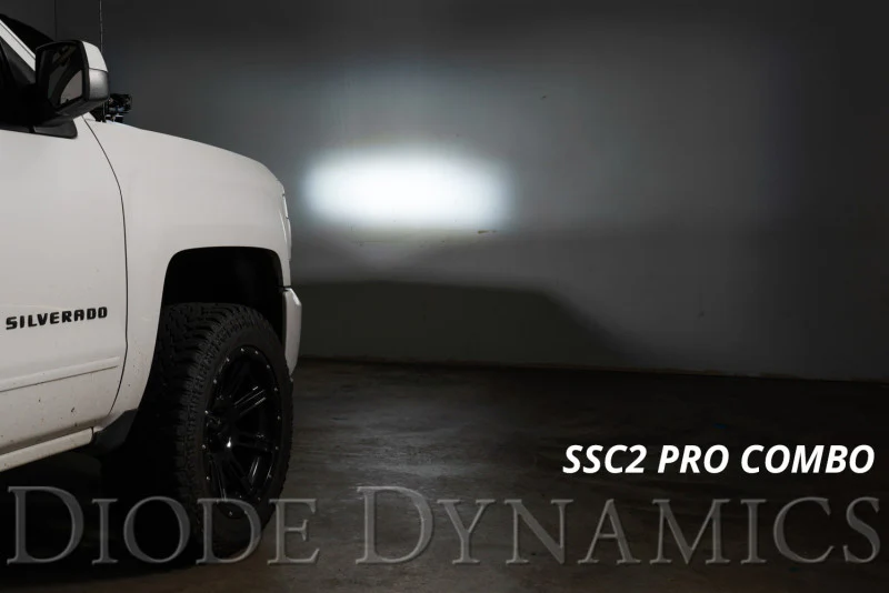 Diode Dynamics 14-19 Silverado/Sierra SS3 LED Ditch Light Kit Sport - White Combo - Image 7