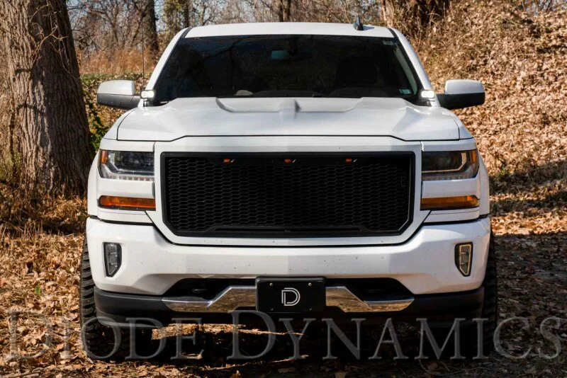 Diode Dynamics 14-19 Silverado/Sierra SS3 LED Ditch Light Kit Sport - White Combo - Image 8
