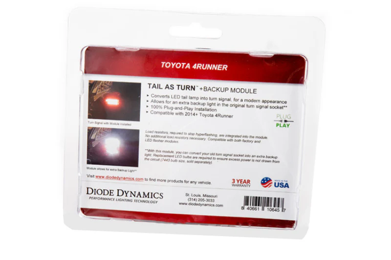 Diode Dynamics 14-21 Toyota 4Runner Tail as Turn Module +Backup Module (USDM) Stage 1 - Image 9