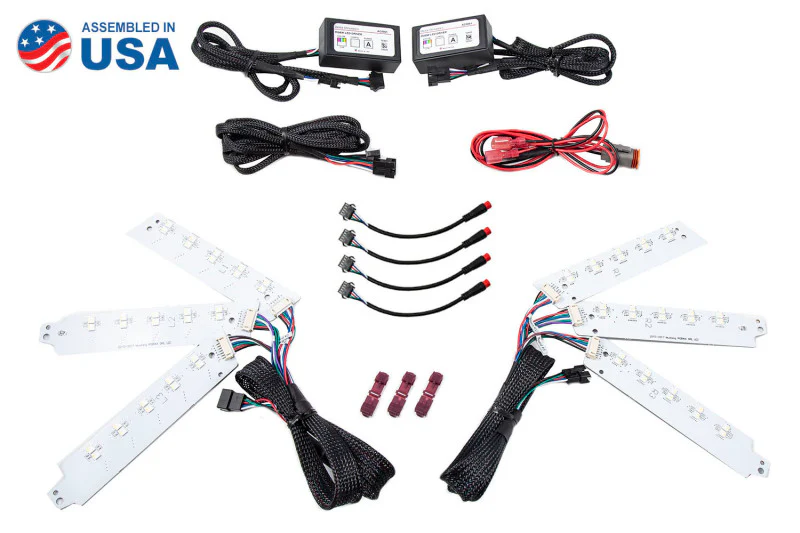 Diode Dynamics 15-17 Ford Mustang RGBW DRL LED Boards - Image 6