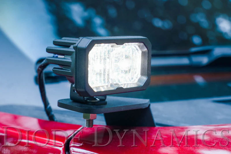 Diode Dynamics 15-20 Ford F-150/Raptor Sport SS3 LED Ditch Light Kit - Yellow Combo - Image 3