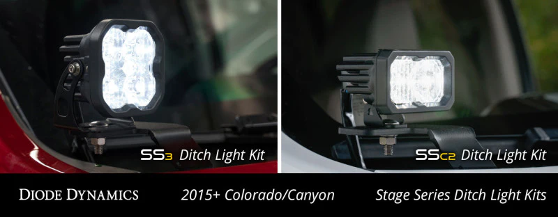 Diode Dynamics 15-21 Colorado/Canyon SS3 LED Ditch Light Kit - Yellow Pro Combo - Image 5