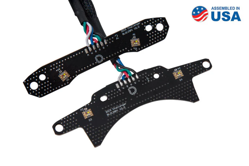 Diode Dynamics 15-21 Dodge Challenger RGBW DRL LED Boards - Image 7