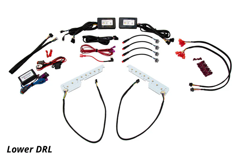 Diode Dynamics 16-18 Chevrolet Camaro RGBWA Lower DRL Boards - Image 6