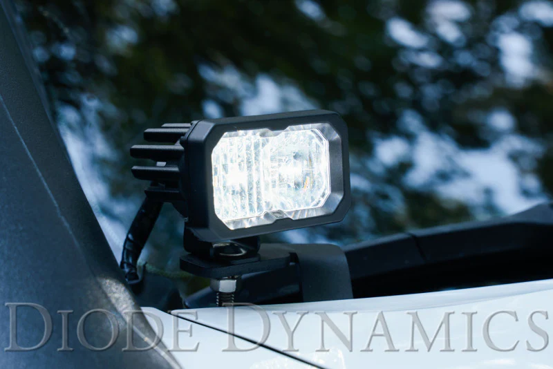 Diode Dynamics 16-21 Toyota Tacoma Sport SS3 LED Ditch Light Kit - White Combo - Image 7