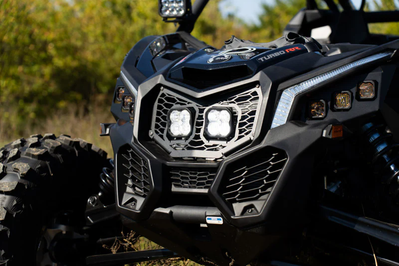 Diode Dynamics 17-24 Can-Am Maverick X3 Stage Series LED Grille Kit - Pro White Fog - Image 4