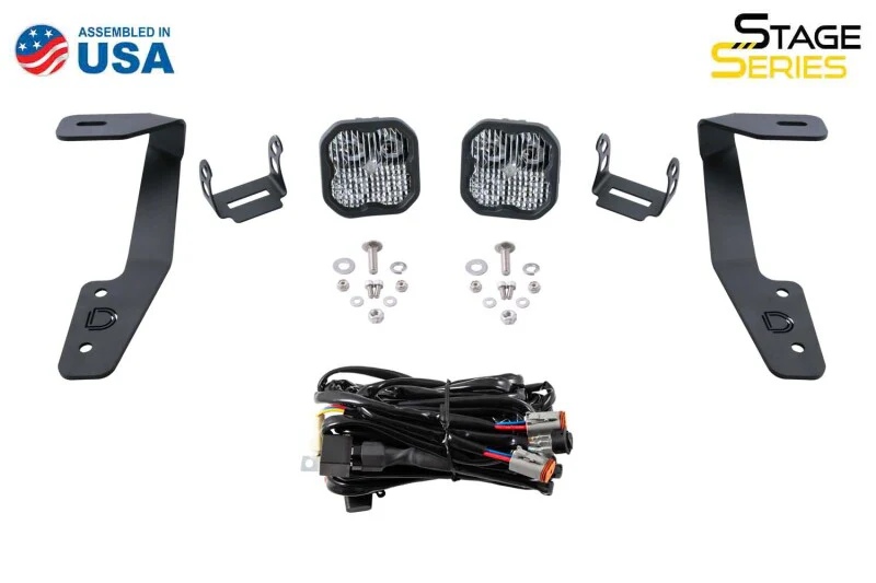 Diode Dynamics 18-21 Subaru Crosstrek Pro SS3 LED Ditch Light Kit - White Combo - Image 8