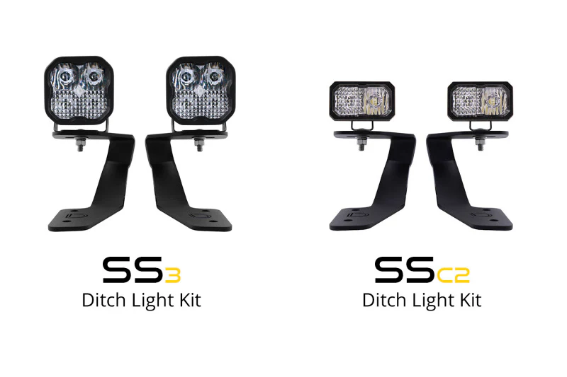 Diode Dynamics 18-21 Subaru Crosstrek Stage Series 2in LED Ditch Light Kit Sport - White Combo - Image 9