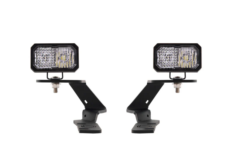 Diode Dynamics 19-21 Ford Ranger Stage Series 2in LED Ditch Light Kit - Pro White Combo