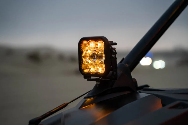 Diode Dynamics 20-Present Polaris RZR A-Pillar LED Pod Kit SS3 Pro - White Combo - Image 8