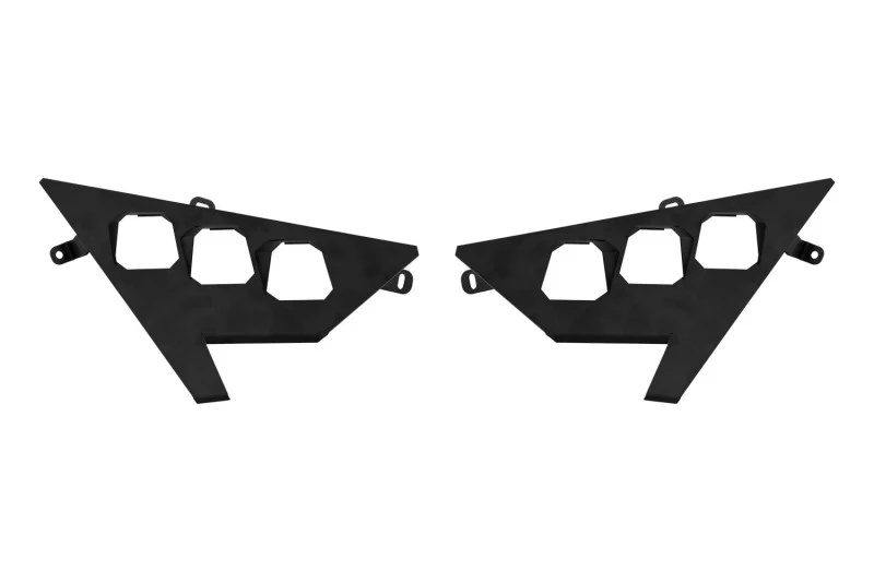 Diode Dynamics 20-Present Polaris RZR C1 Headlight Mounting Bracket Kit (Pair)