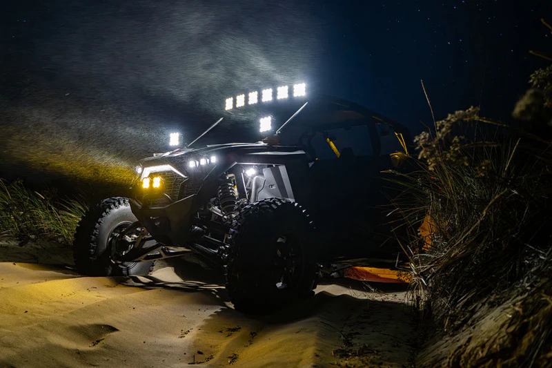 Diode Dynamics 20-Present Polaris RZR SS5 Pro CrossLink Roof - White Combo Lightbar Kit - Image 4