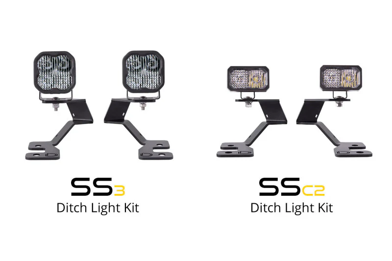 Diode Dynamics 2021 Ford Bronco SS3 LED Ditch Light Kit - Sport Yellow Pro Combo - Image 3