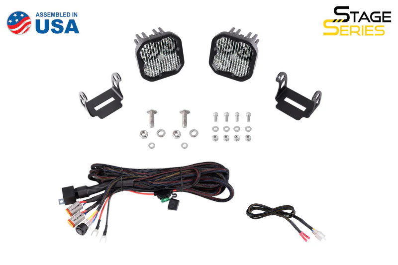 Diode Dynamics 2021 Ford Bronco SS3 LED Ditch Light Kit - Yellow Pro Combo - Image 4