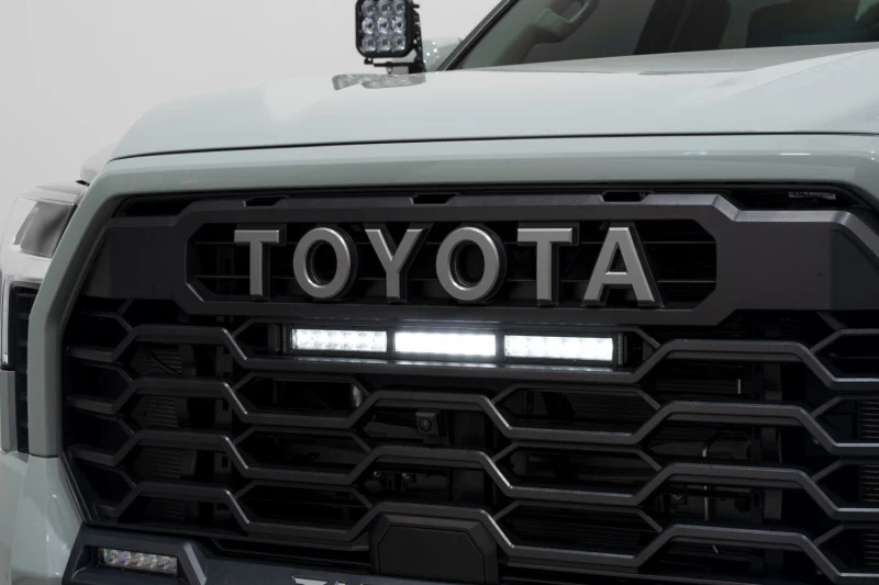 Diode Dynamics 2022+ Toyota Tundra TRD Pro Grille Light Bar Kit - Amber Combo - Image 4