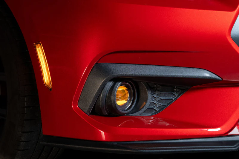 Diode Dynamics 2024 Ford Mustang EcoBoost Elite Series Add-On Fog Lamp Kit  Yellow - Image 9