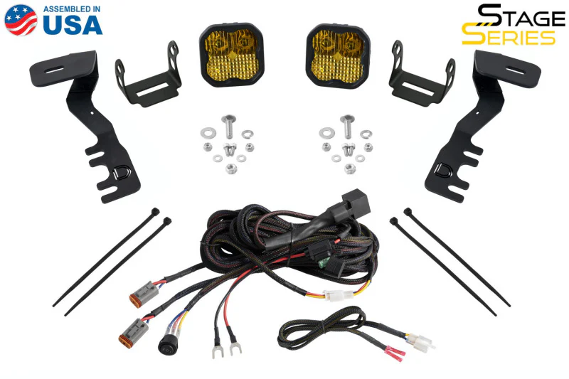 Diode Dynamics 2024+ Toyota Tacoma SS3 LED Ditch Light Kit- Sport White Combo - Image 6