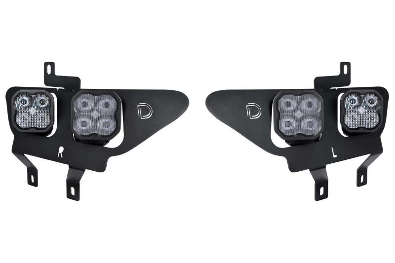 Diode Dynamics 21-22 Ford F-150 SS3 LED Fog Pocket Kit - Yellow Pro - Image 6