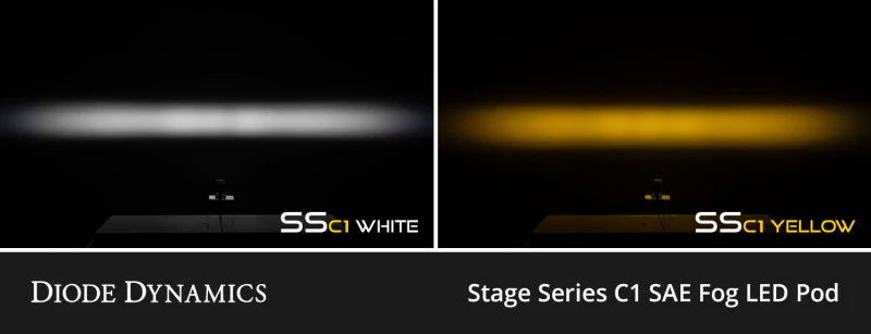 Diode Dynamics 23-24 Toyota GR Corolla SSC1 LED Fog Light Kit - Yellow SAE Fog - Image 6