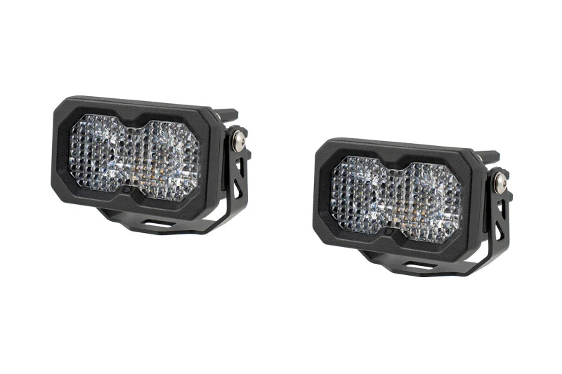 Diode Dynamics C2 2.0 Pro White Flood Standard RBL (pair)