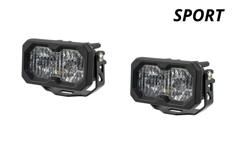 Diode Dynamics C2 2.0 Sport White SAE Driving Standard ABL (pair) - Image 2