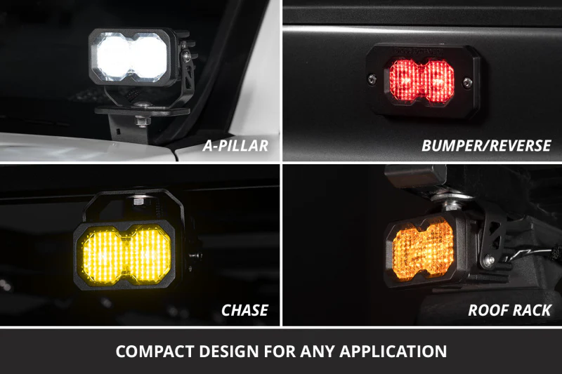 Diode Dynamics C2 2.0 Sport Yellow Driving Standard ABL (single) - Image 7