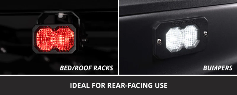 Diode Dynamics C2R White Flood Flush Mount LED Pod (Pair) - Image 2