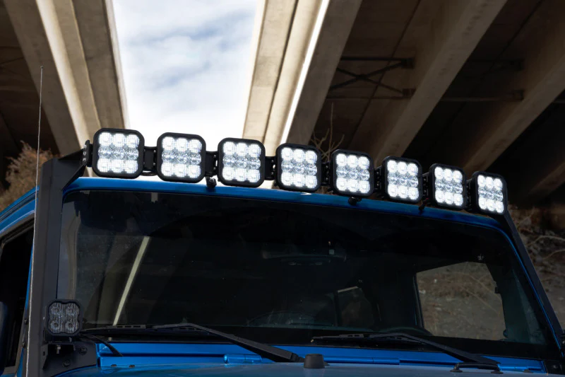 Diode Dynamics Jeep JK SS5 Pro CrossLink Windshield - Yellow Combo Lightbar Kit - Image 6