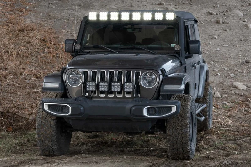 Diode Dynamics Jeep JL SS5 Sport CrossLink Windshield - Yellow Combo Lightbar Kit - Image 5