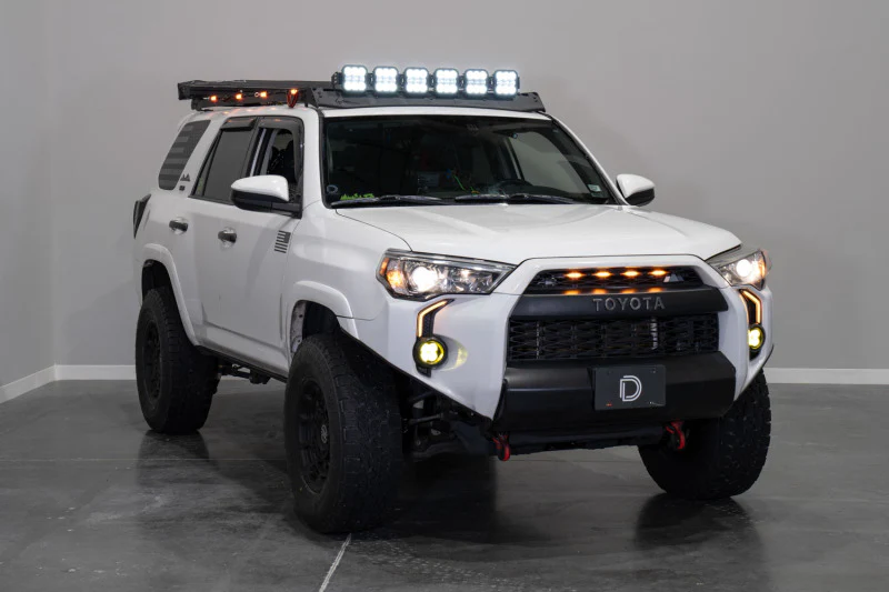 Diode Dynamics Prinsu/Sherpa Roof Racks- SS5 6-Pod CrossLink Mounting Kit Pro Yellow Combo - Image 5