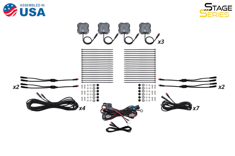 Diode Dynamics RGBW Rock Light Installer Kit w/Controller (12-pack) - Image 7