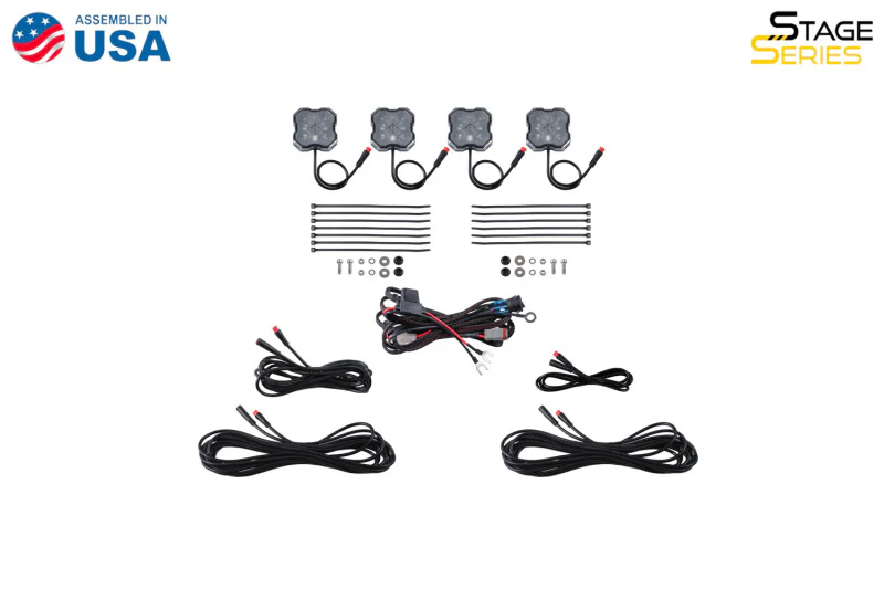 Diode Dynamics RGBW Rock Light Installer Kit w/Controller (4-pack) - Image 9